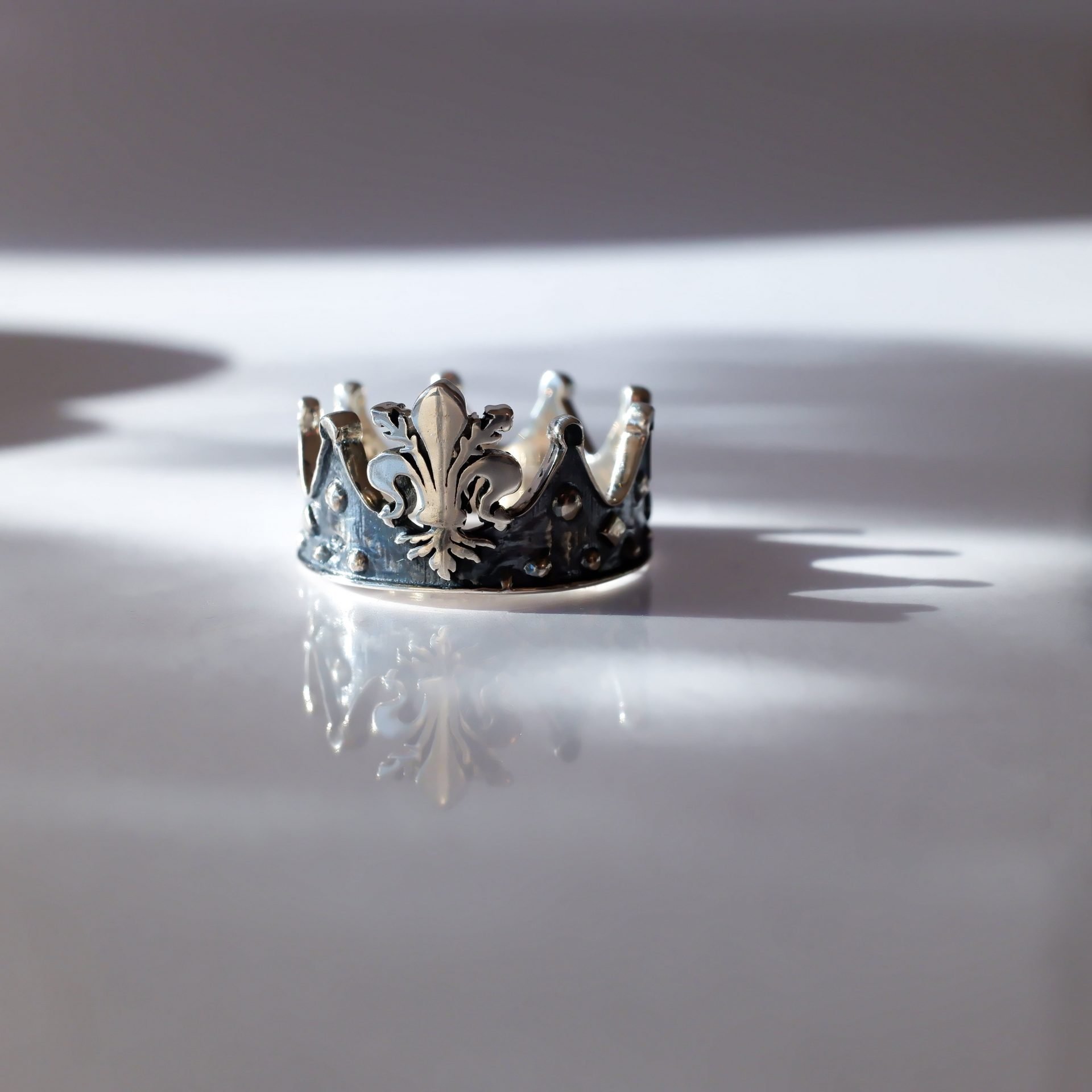 Buy | Gold American Diamond Crown Shape Ring | B301-RB50 | Cilory.com