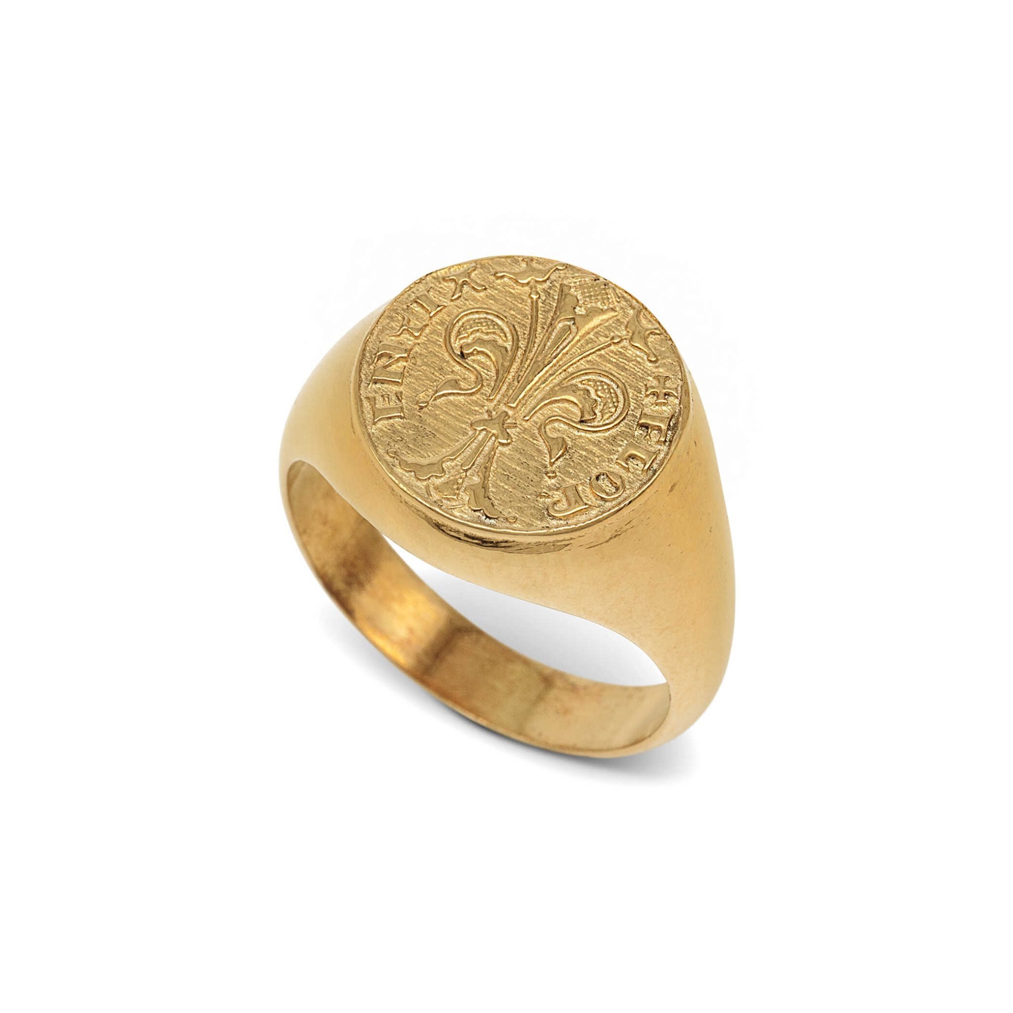 Chevalier Florin Ring in Gold Plated | La Gazza Ladra